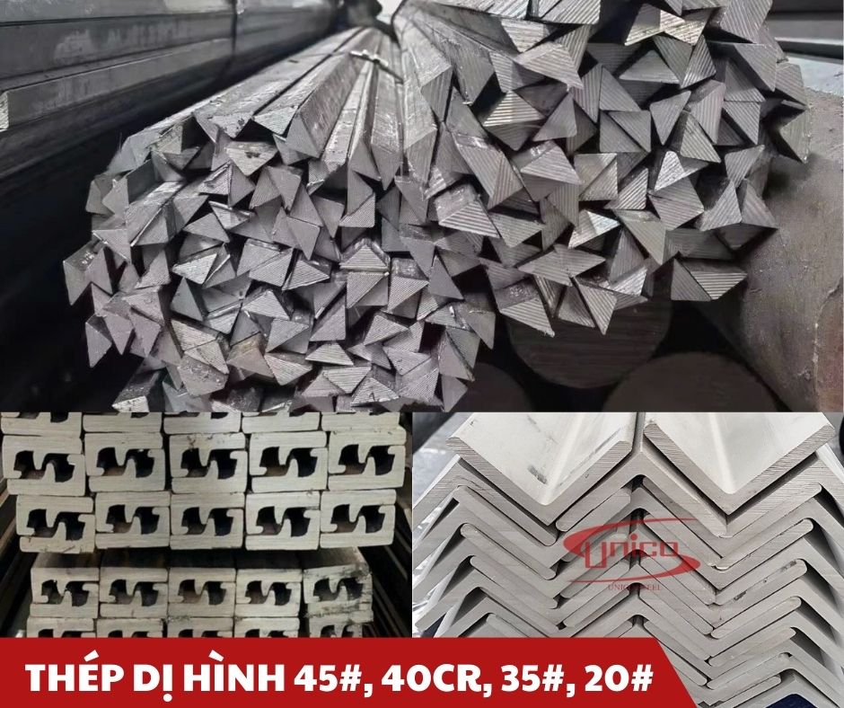Thép dị hình 20Cr, 35Cr, 40Cr, 45Cr - Unico Steel
